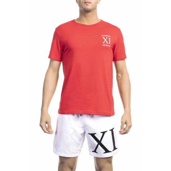 Bikkembergs Beachwear BKK1MTS05_RED – T-shirt