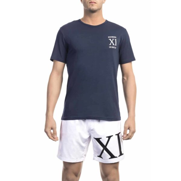 Bikkembergs Beachwear BKK1MTS05_NAVY – T-shirt