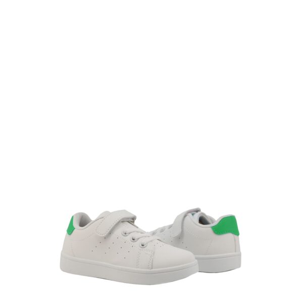 Shone 001-002_WHITE-GREEN – Sportschoenen