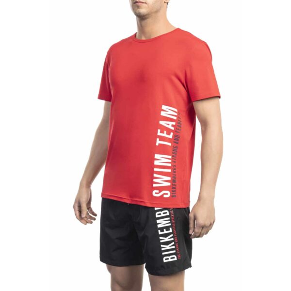 Bikkembergs Beachwear BKK1MTS04_RED – T-shirt