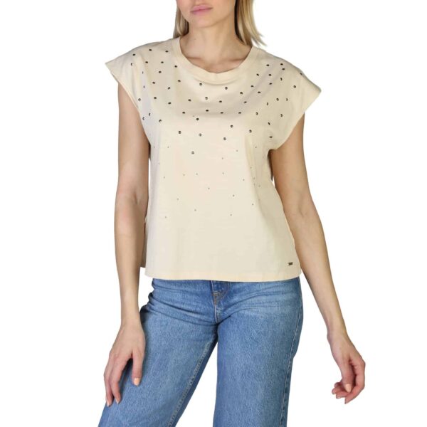 Pepe Jeans CLARISSE_PL505168_WHITE – T-shirt