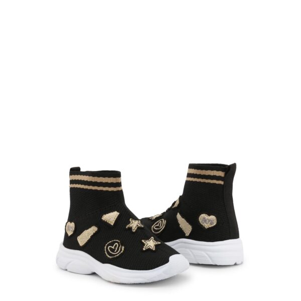 Shone 1601-007_BLACK-LUREX – Sportschoenen
