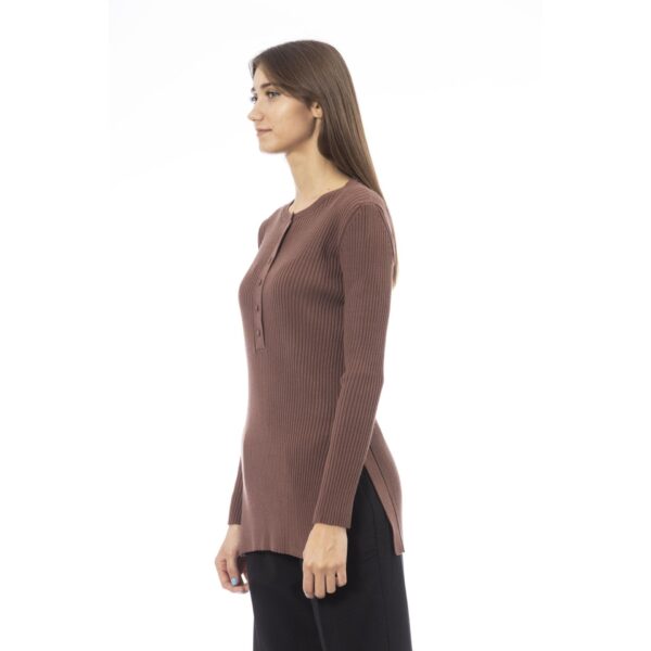 Alpha Studio AD8212U_5032CIOCCOLATO – Trui