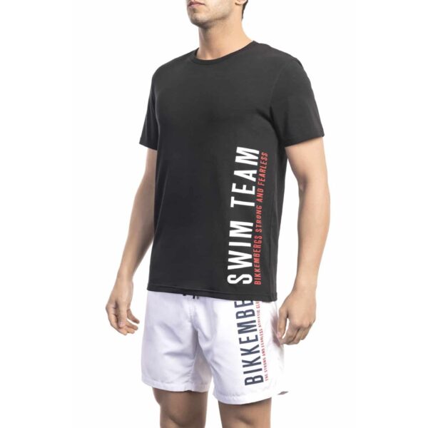 Bikkembergs Beachwear BKK1MTS04_BLACK – T-shirt