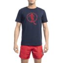 Bikkembergs Beachwear BKK1MTS02_NAVY – T-shirt