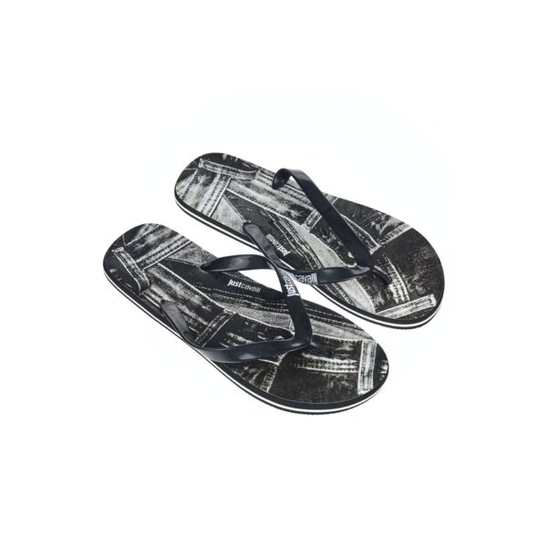 Just Cavalli Beachwear A94151RMC_BLACK – Slippers