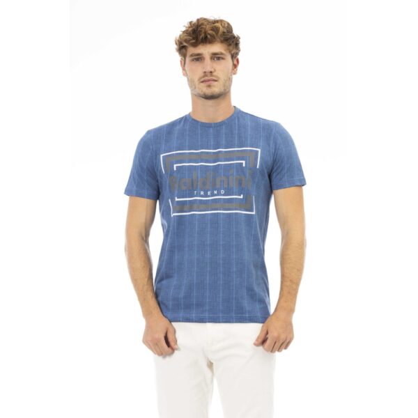 Baldinini Trend TSU543_COMO_QuadroAzzurro18 – T-shirt