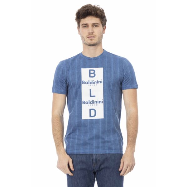 Baldinini Trend TSU538_COMO_QuadroAzzurro18 – T-shirt