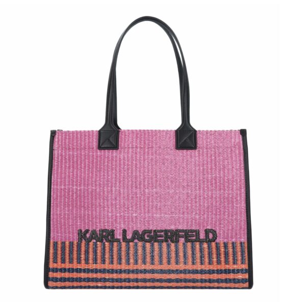 Karl Lagerfeld 231W3022-A568_Pink_Multi – Boodschappentas