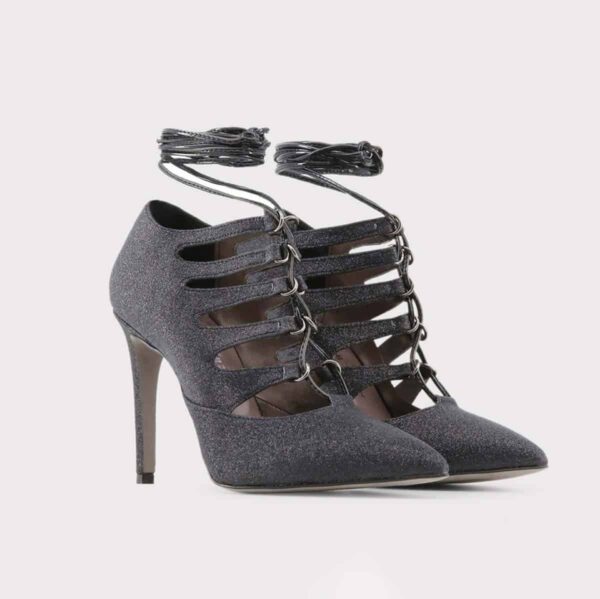 Made in Italia MORGANA_GLITTER_NERO – Hoge hakken