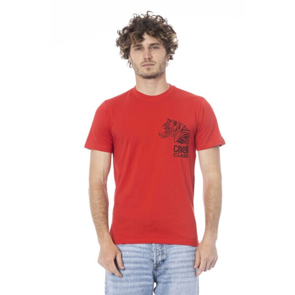 Cavalli Class QXT63EJD060_02000Red – T-shirt