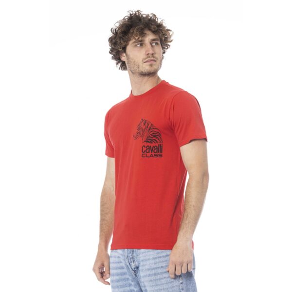 Cavalli Class QXT63EJD060_02000Red – T-shirt